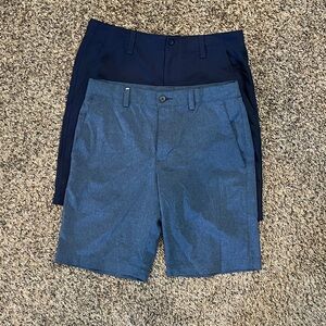 2 pair golf shorts size large